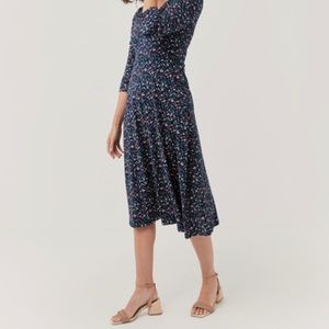 Pact organic cotton fit and flare dress with pockets